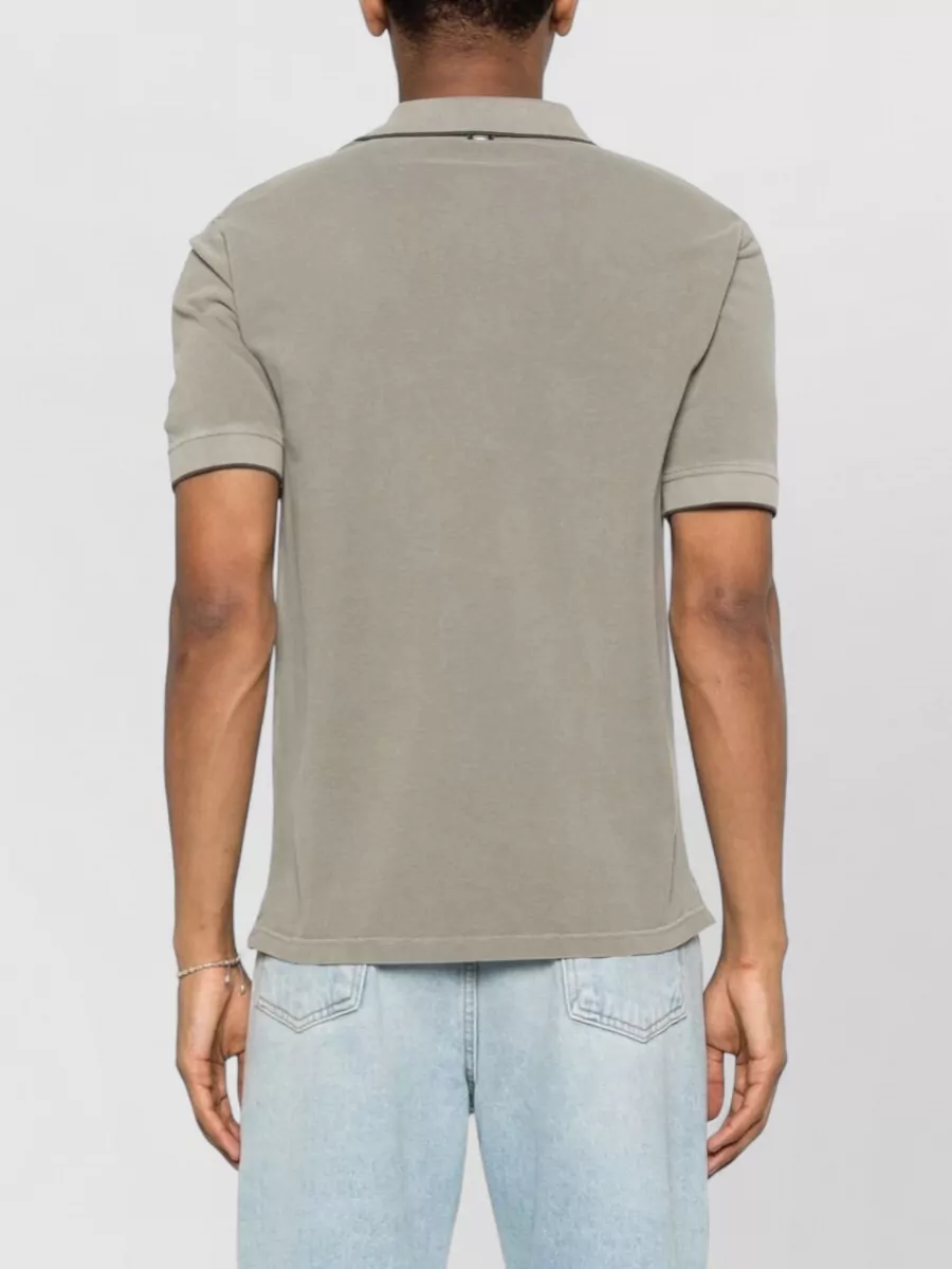 Herno Cotton Short-Sleeve Polo Shirt