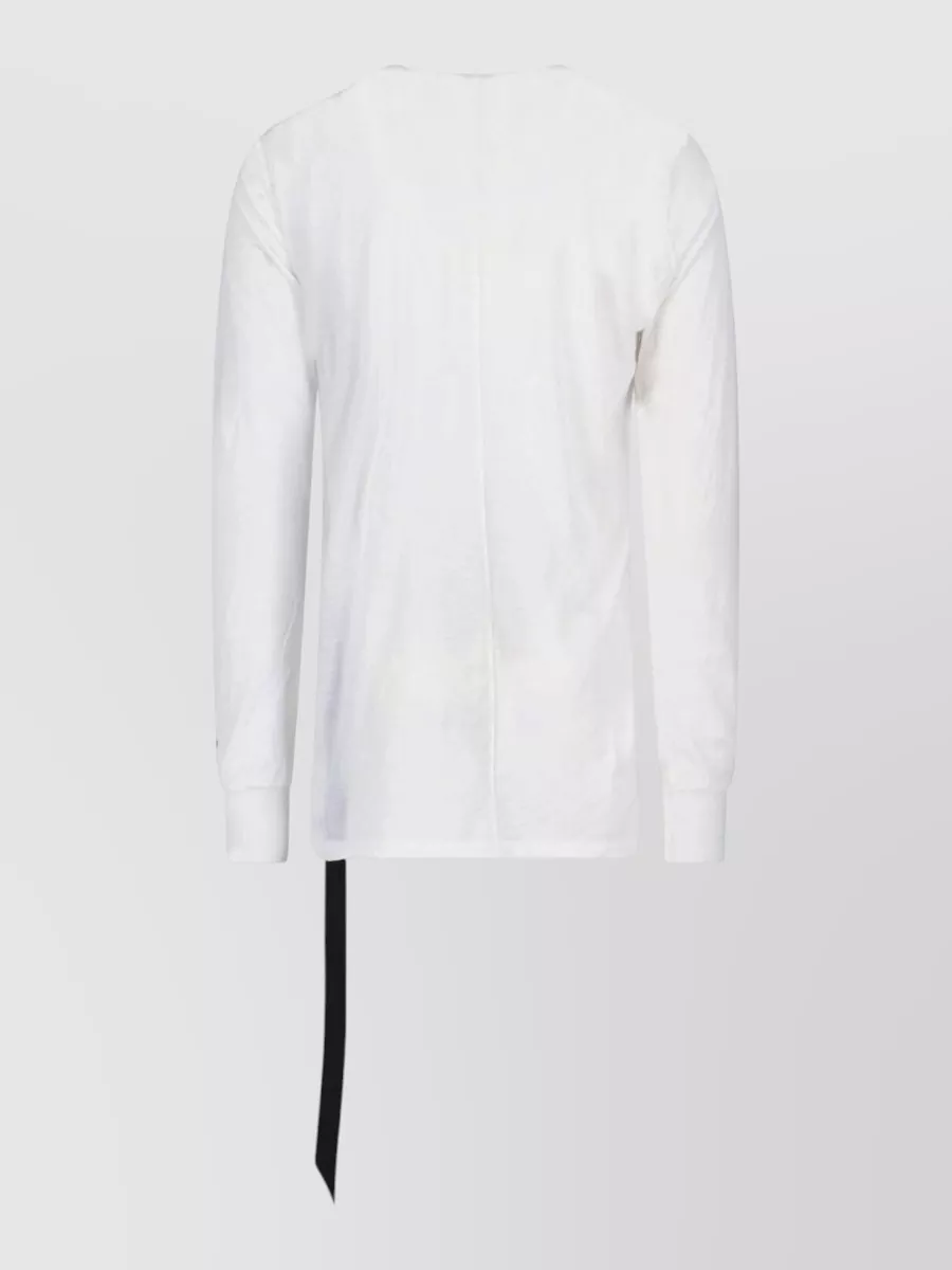 Rick Owens Drkshdw Lace Cotton Long-Sleeve T-Shirt
