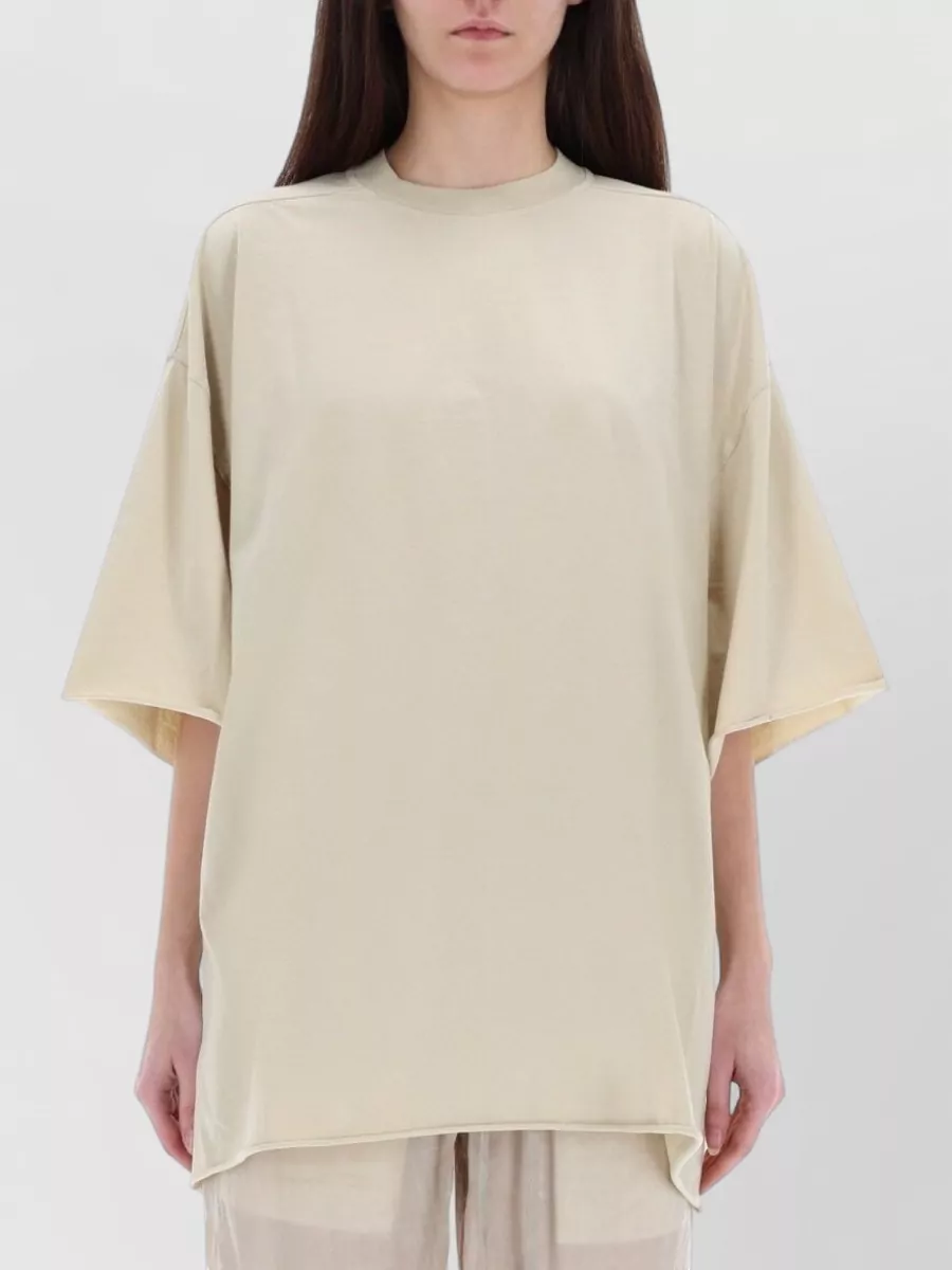 Rick Owens Tommy T Relaxed Fit Round Neck T-Shirt