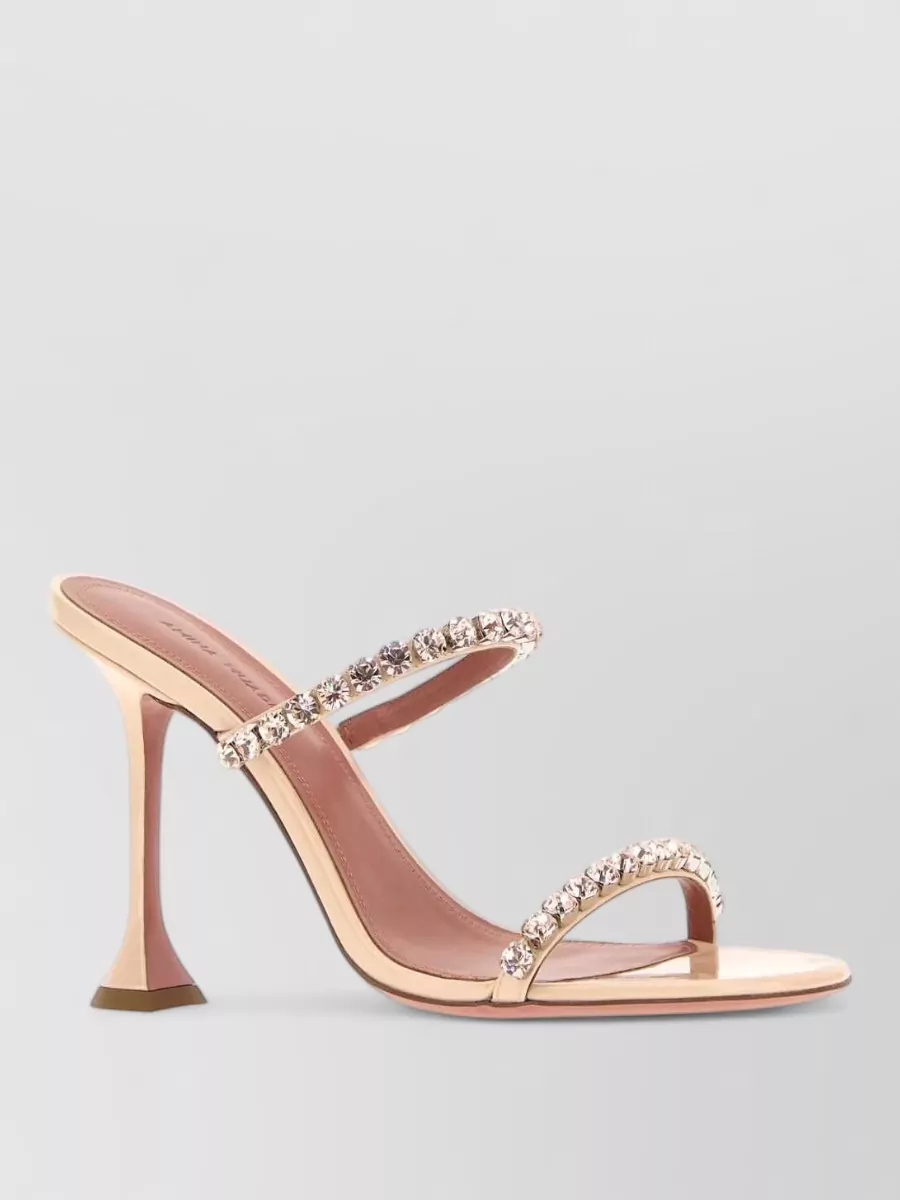 Amina Muaddi leather mules