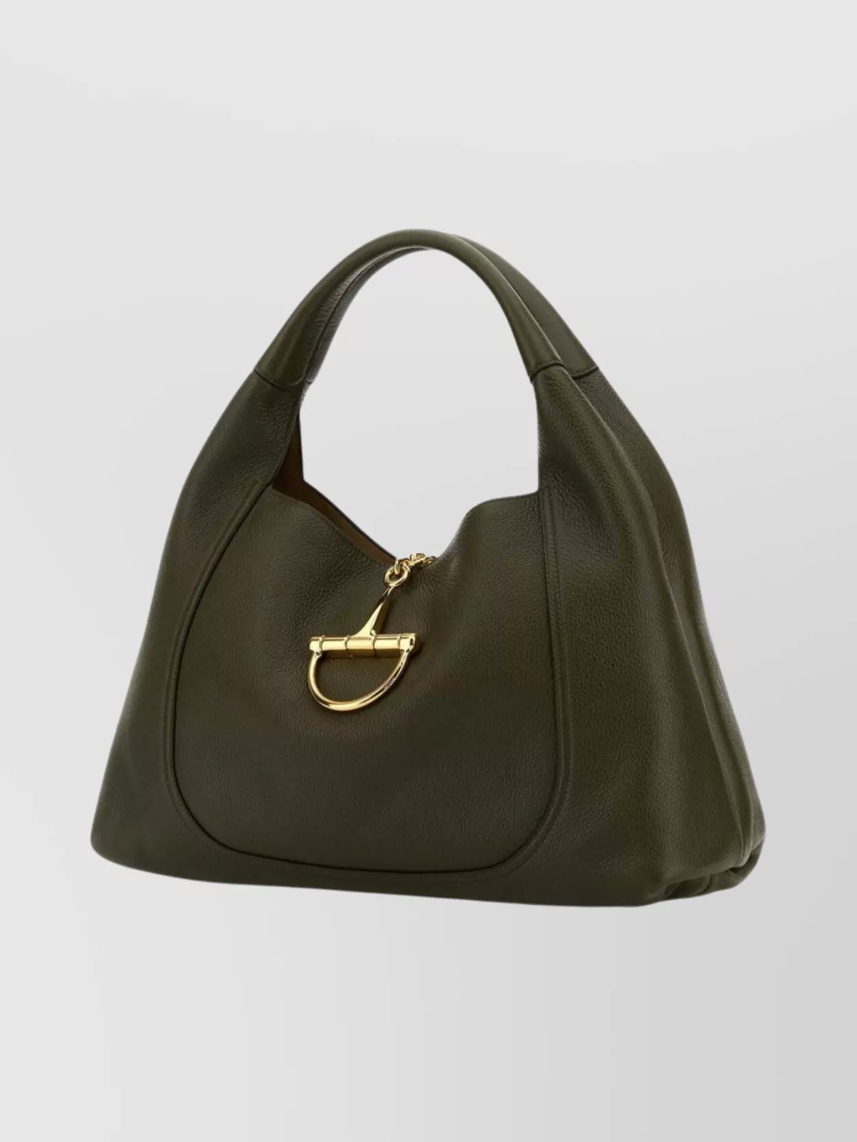 Gucci Large Leather Softbit Shoulder Bag