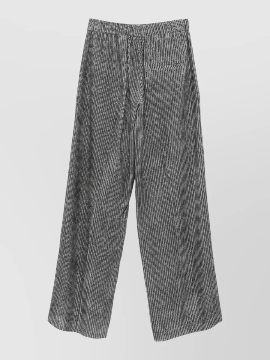 Alysi Pinstripe Wide-Leg Trousers