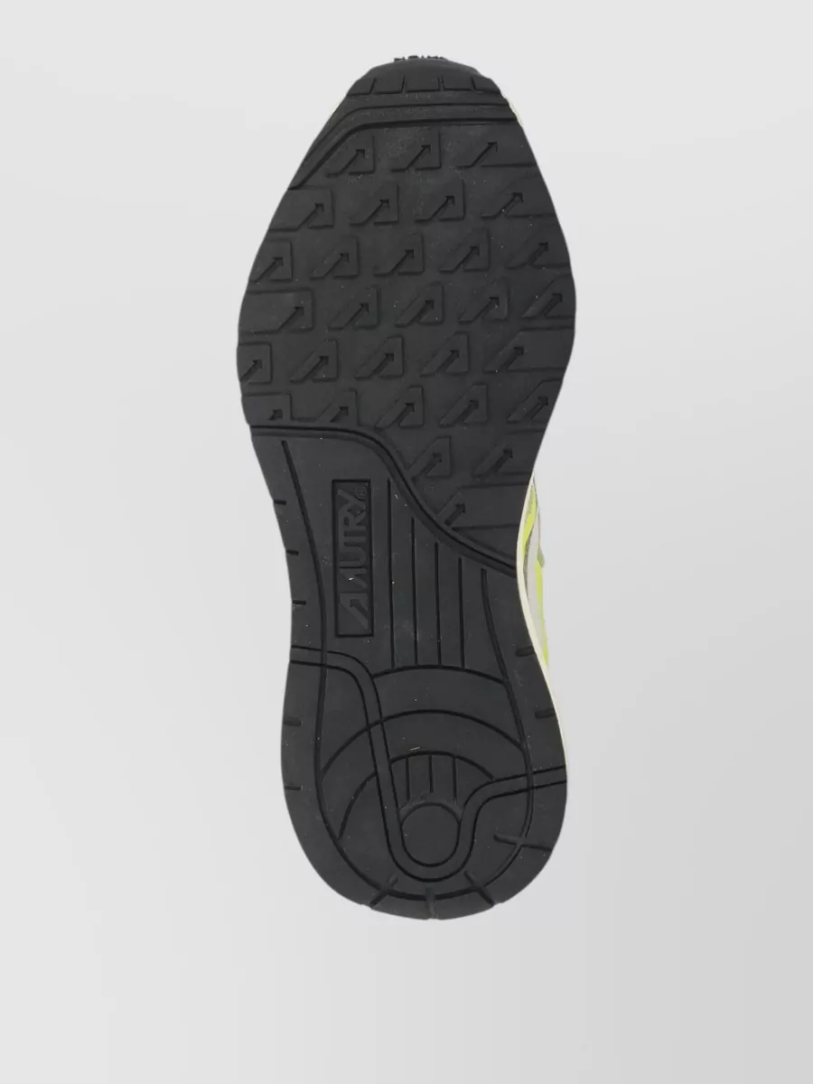Autry Leather And Fabric Low-Top Sneakers