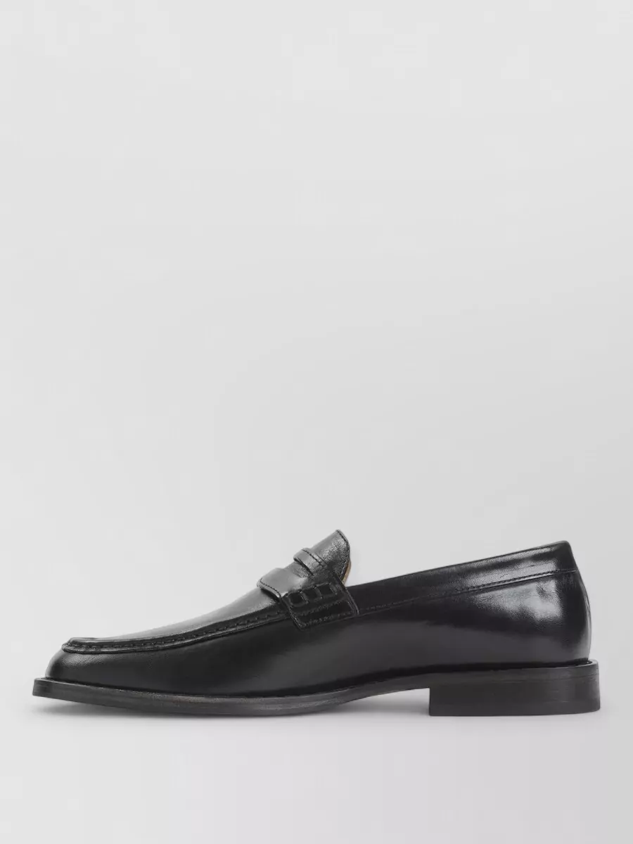 Our Legacy Round Toe Loafer Penny Strap Leather Sole