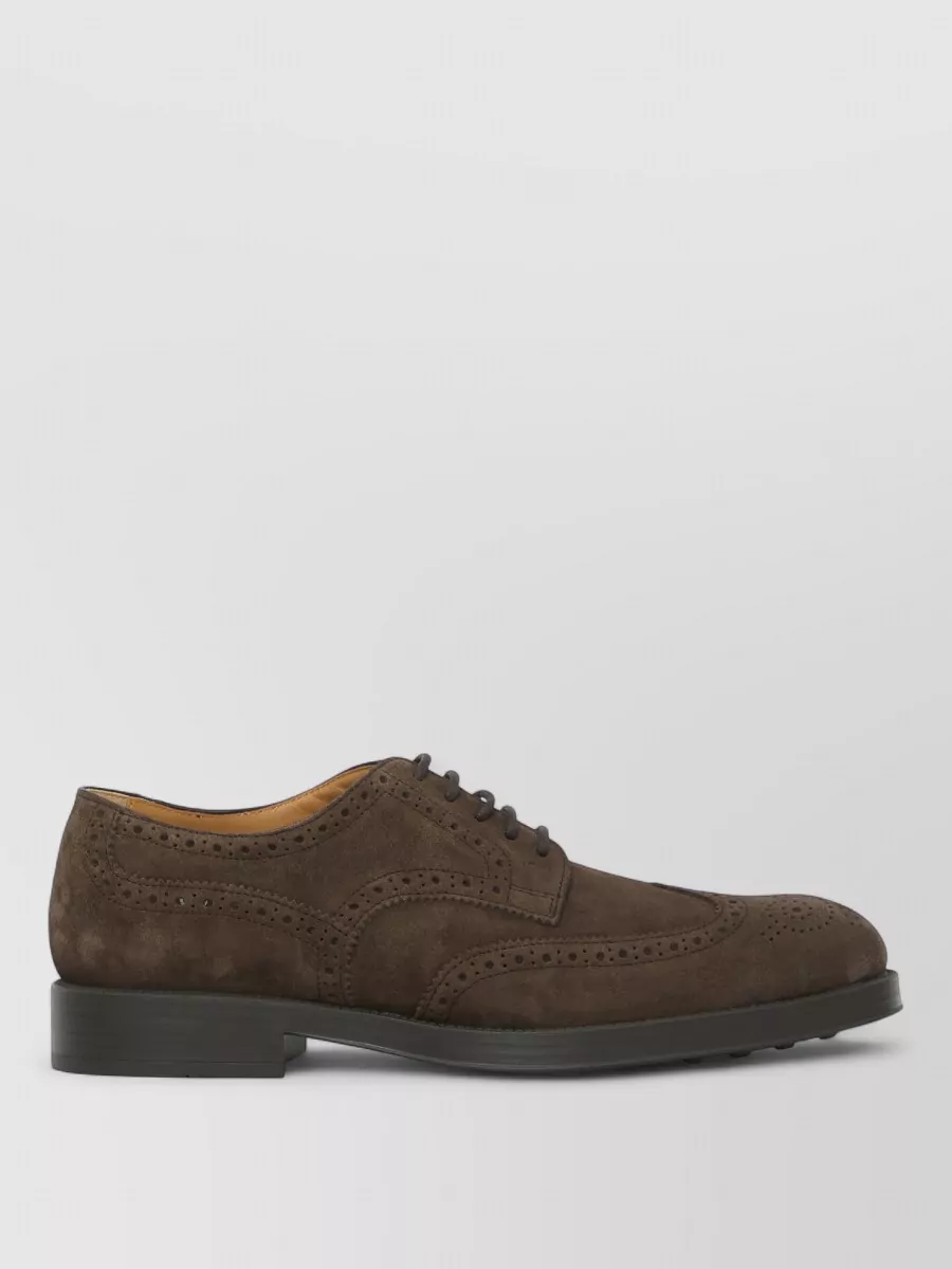Tod's Suede Lace-Up Brogues