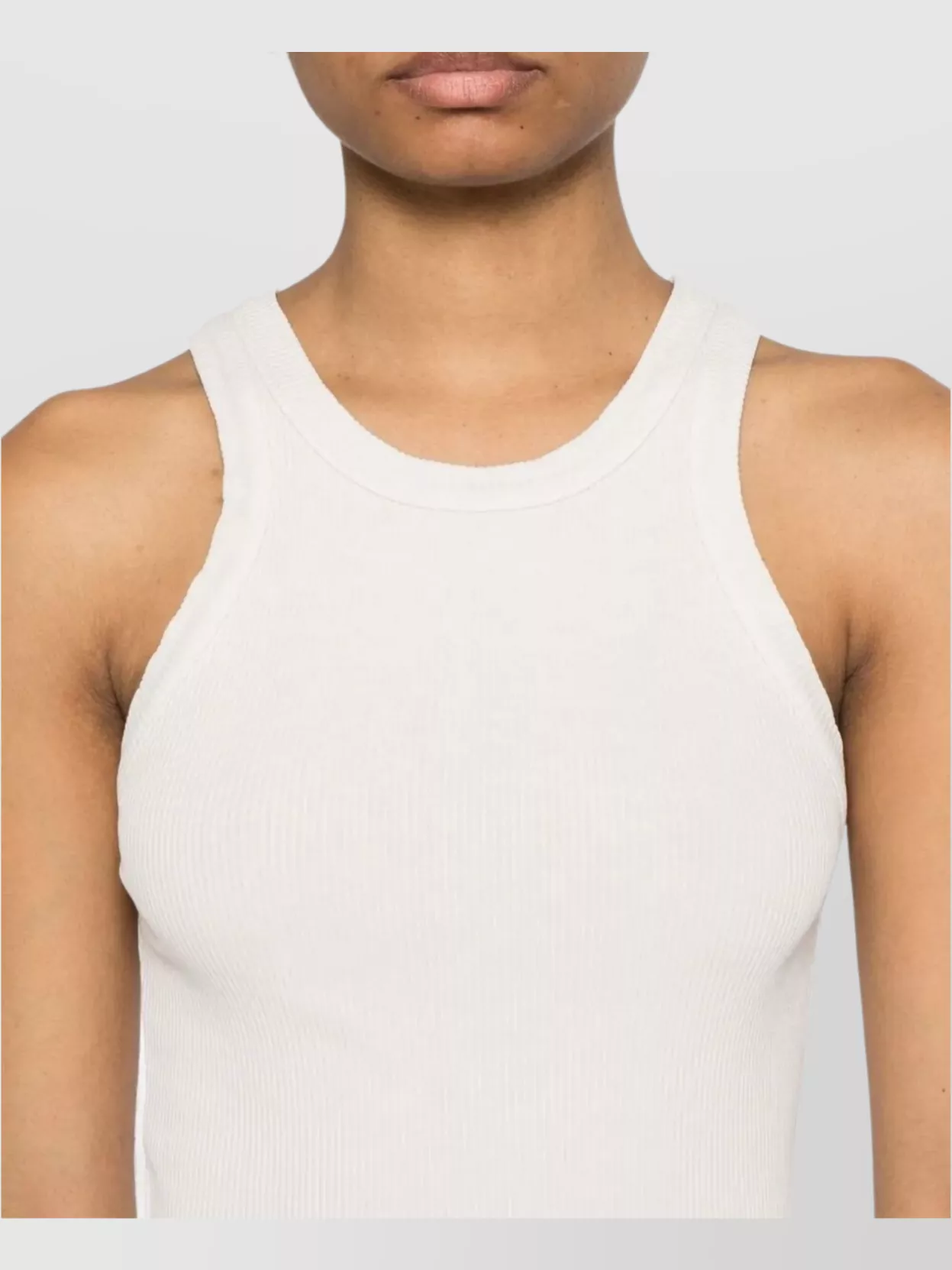 Agolde Rayne Ribbed-Knit Tank Top