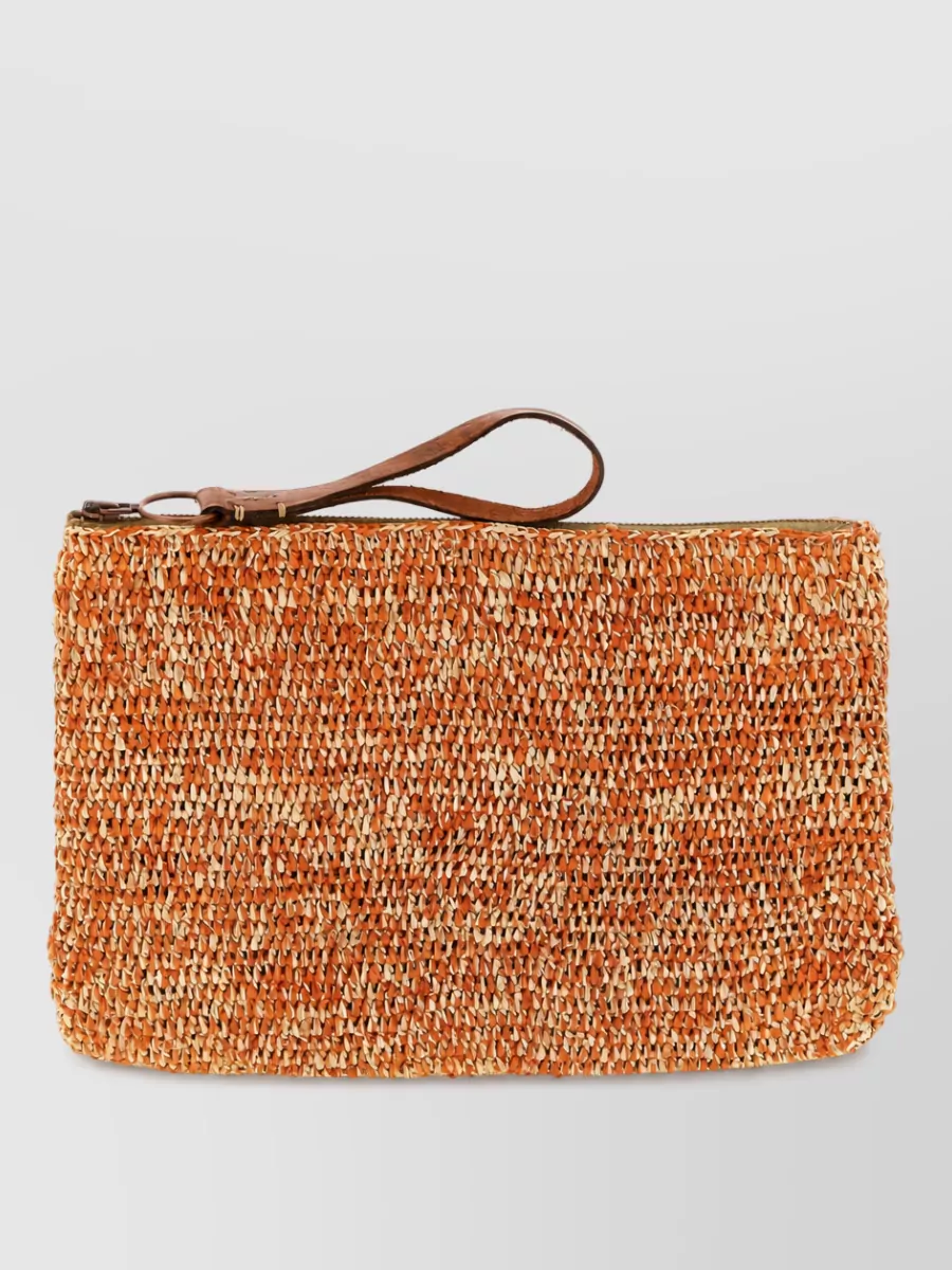 Ibeliv Raffia Mini Clutch Bag