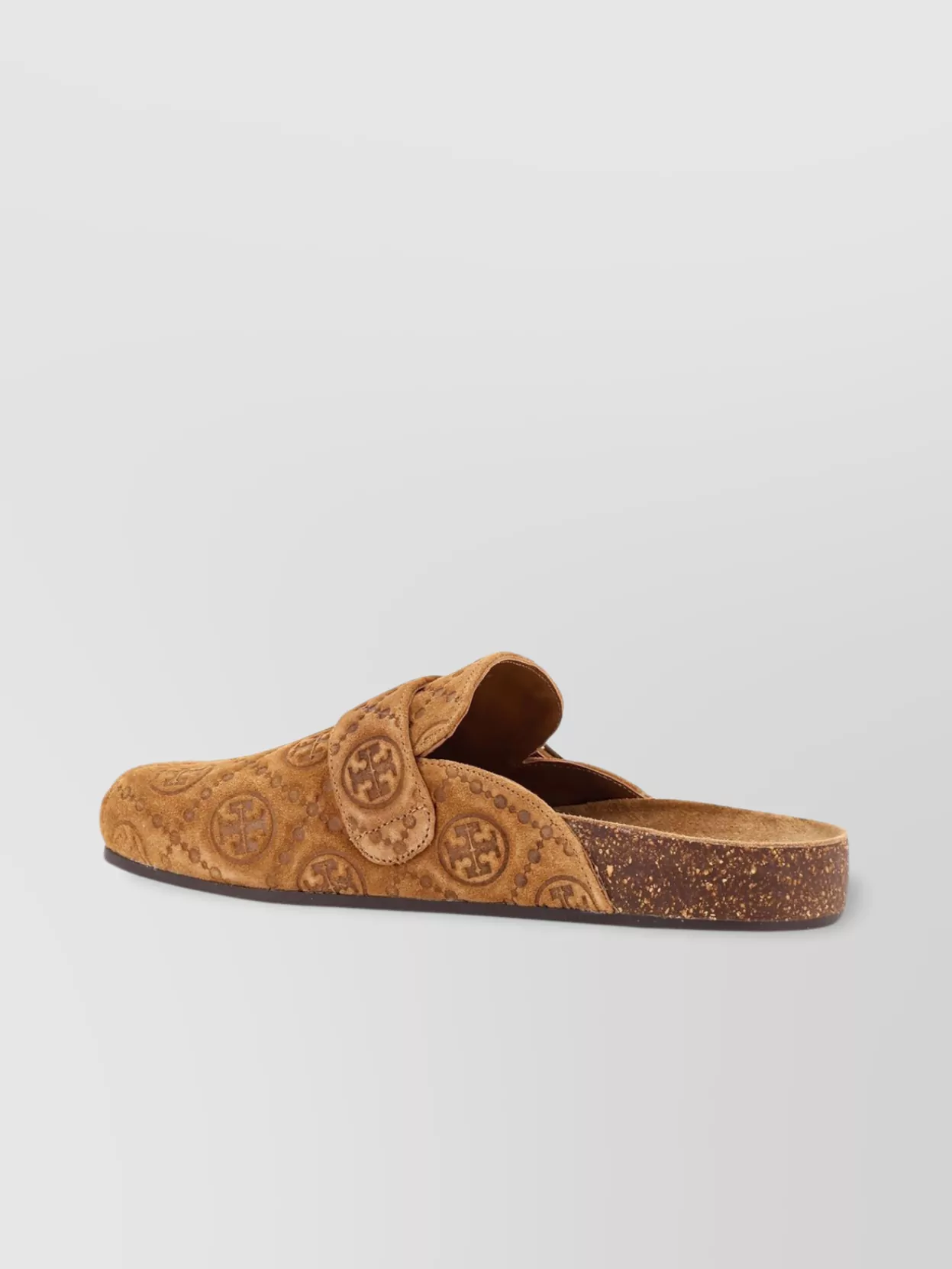Tory Burch T Monogram Mellow Jacquard Suede Mule