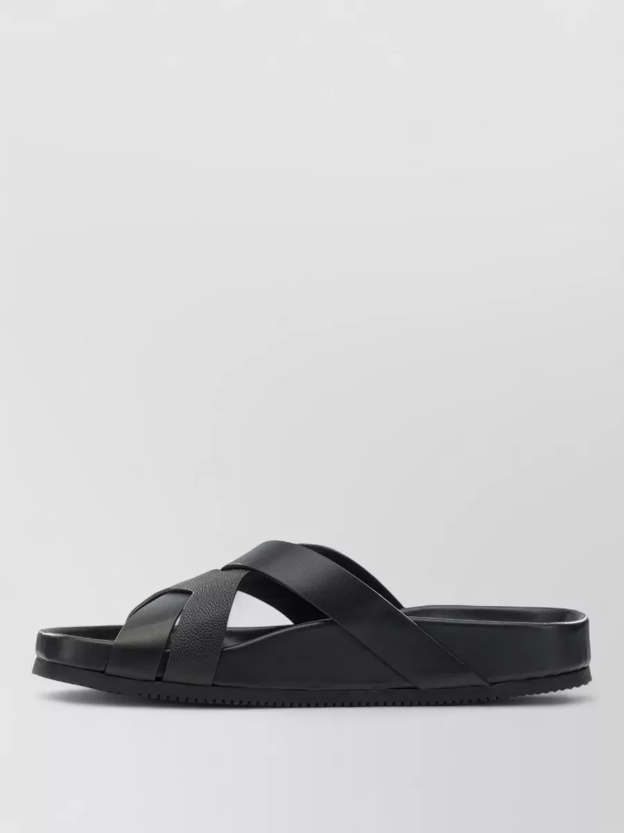 Tom Ford Sandals Open Toe Cross Strap Textured Sole