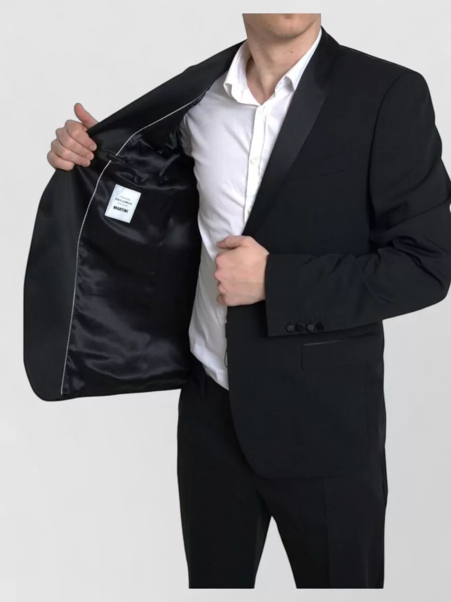 Dolce&Gabbana Virgin Wool Silk Slim-Fit Single-Breasted Suit