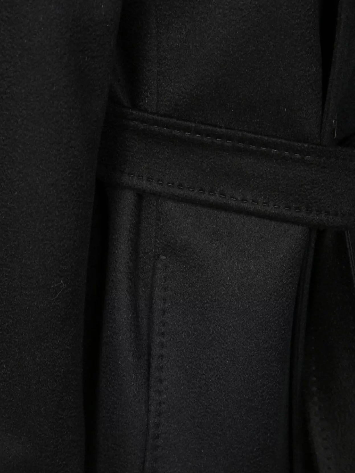 S Max Mara Waist Belted Collared Neck Long Sleeves