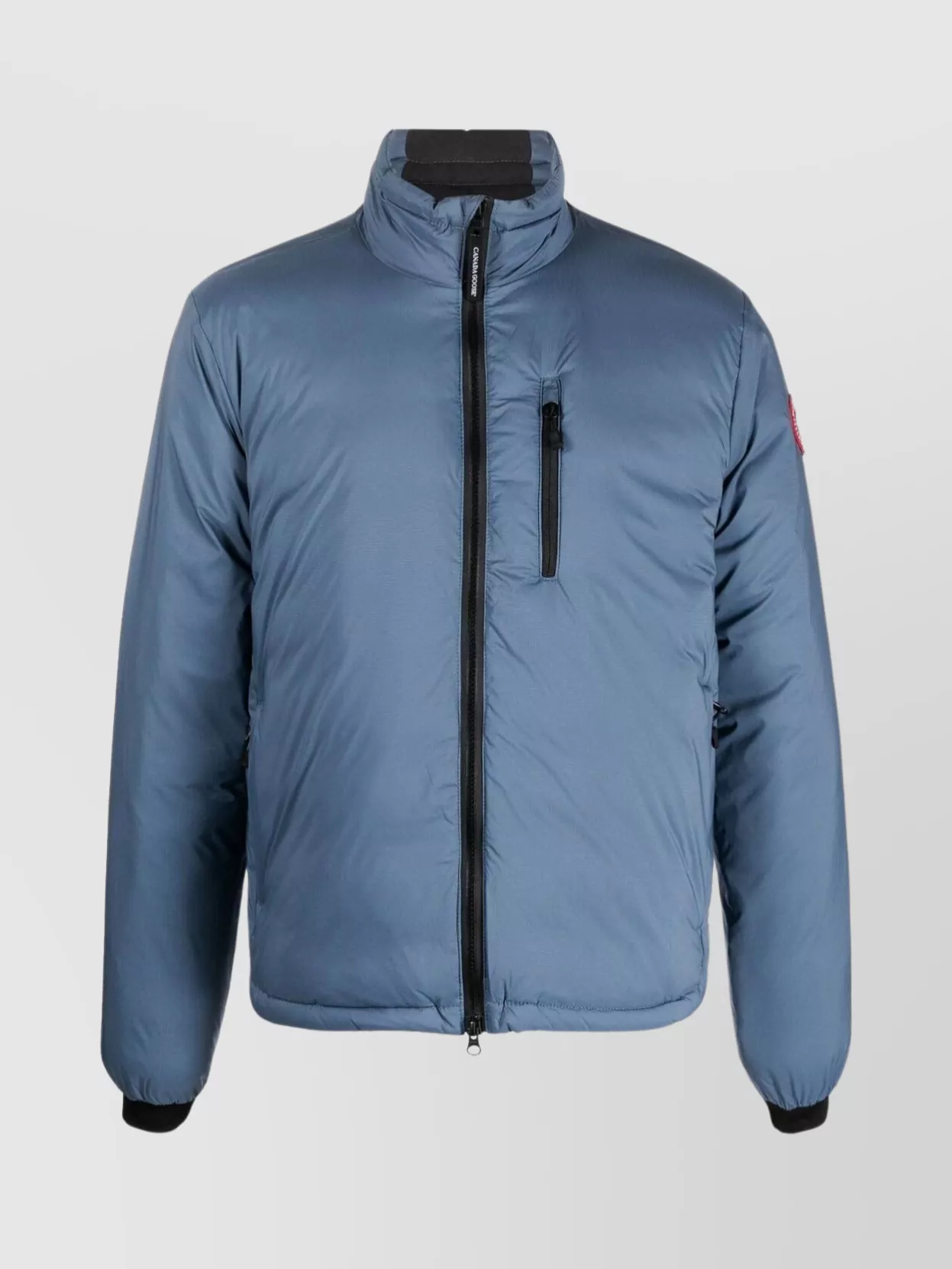 Shop Canada Goose Crofton Adjustable Hooded Down Jacket In Blue