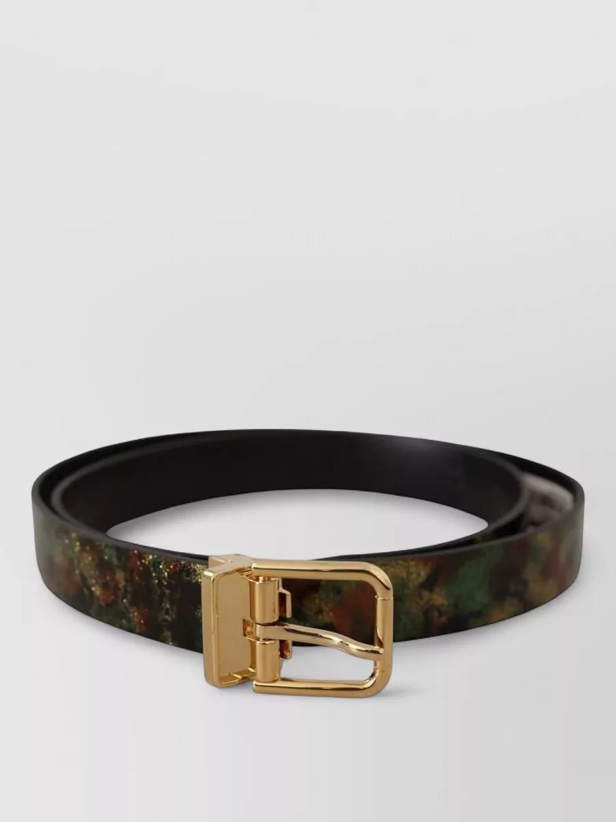 Dolce&Gabbana camouflage leather belt