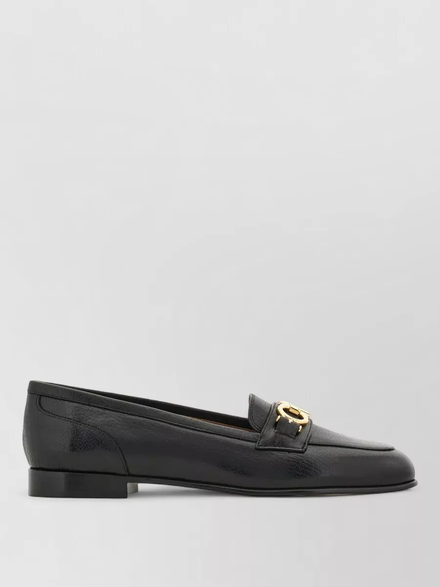 Ferragamo Leather Bax Loafers