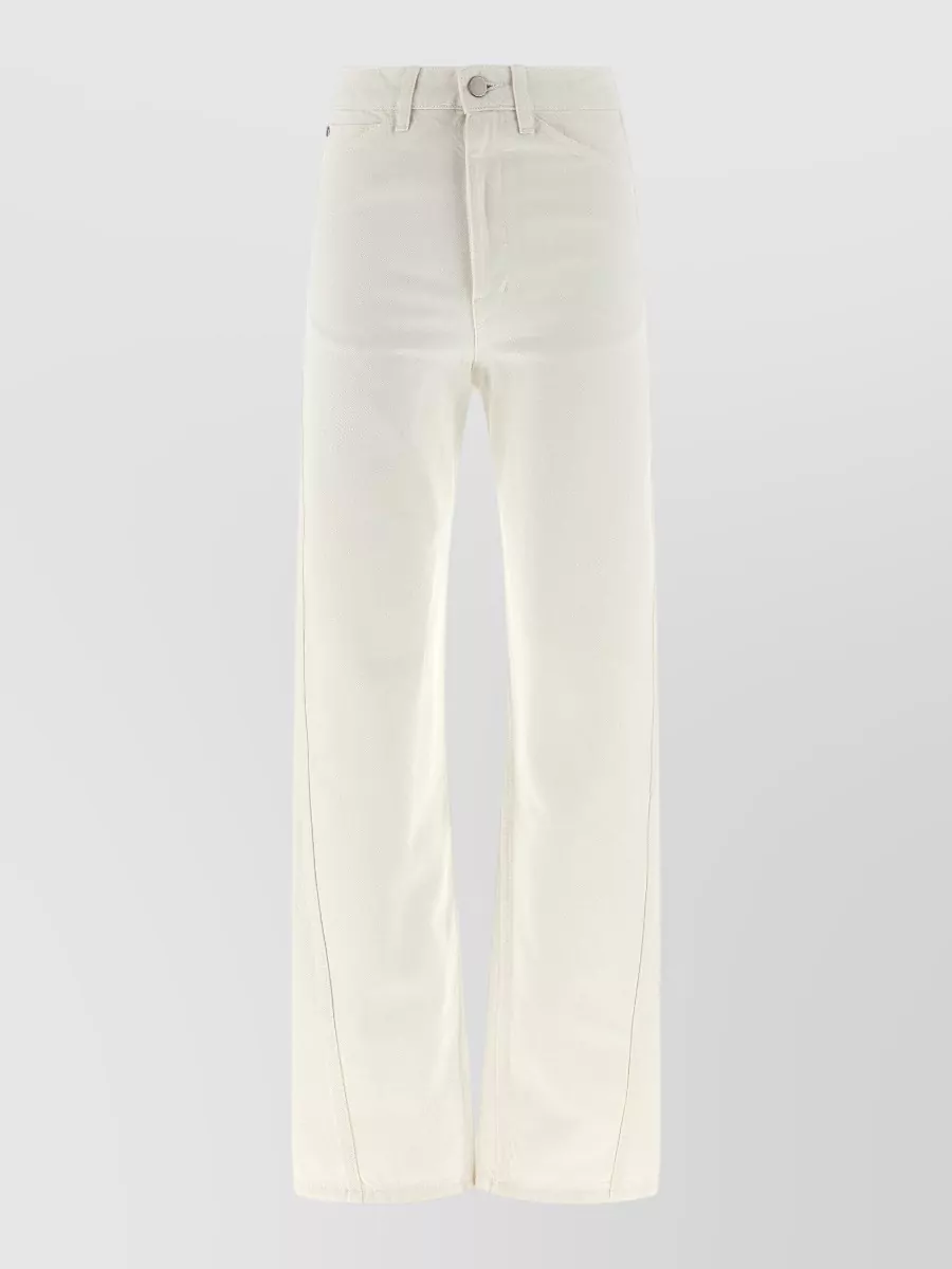 Lemaire Denim high-rise straight-leg wide-leg pants