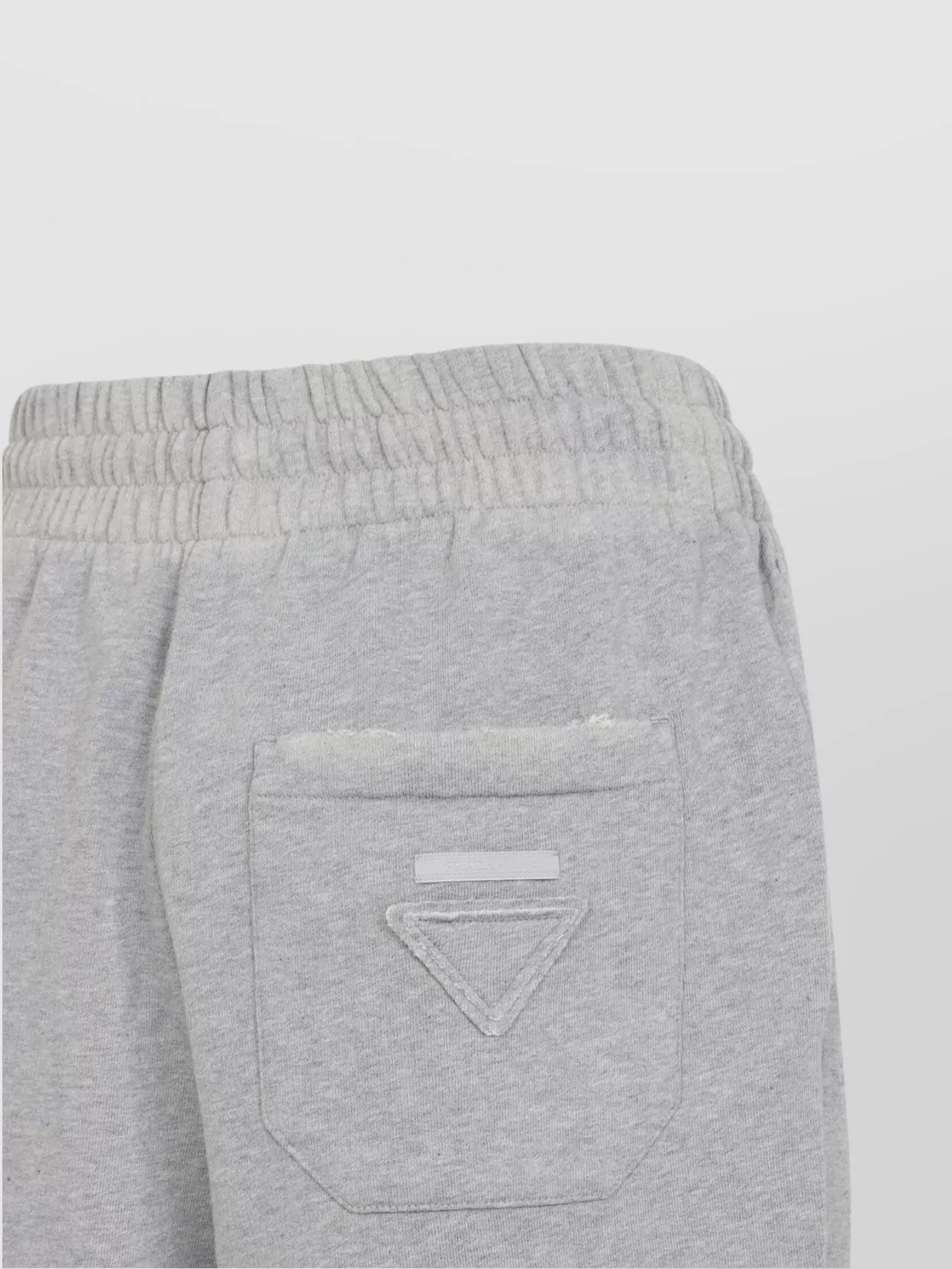 Prada Cotton Fleece Wide Leg Trousers