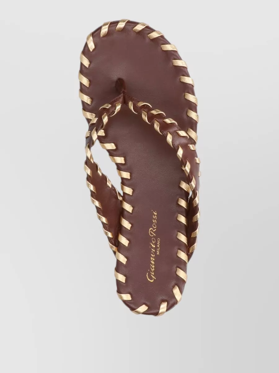 Gianvito Rossi Leather Sandals