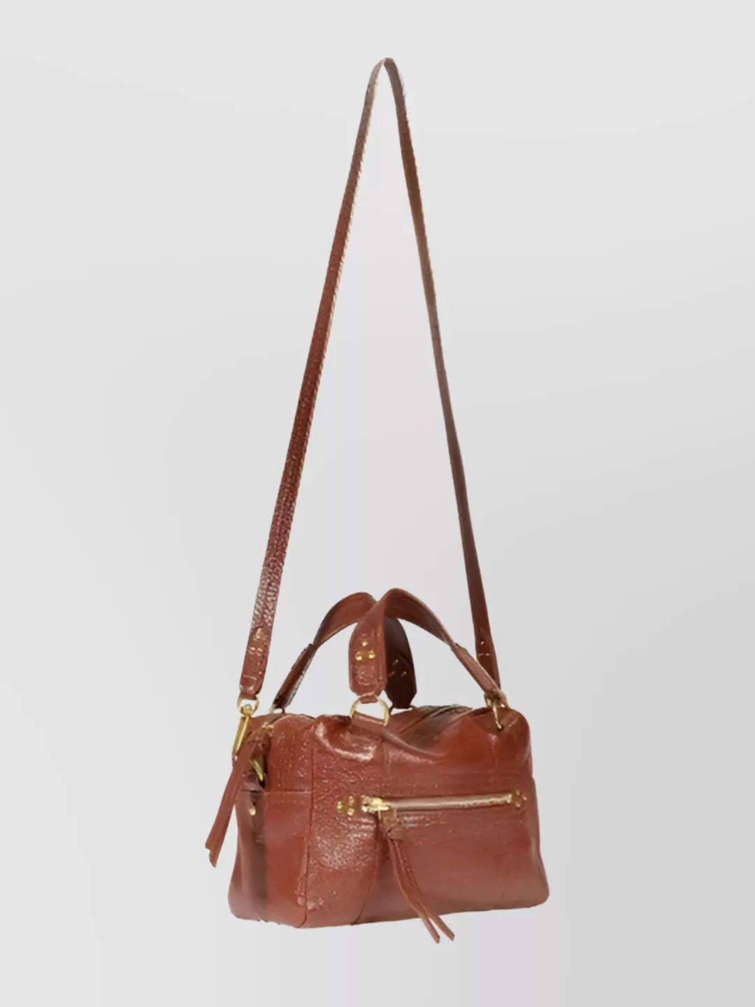 Jérôme Dreyfuss Jerome Dreyfuss Bag Lucky Bowling Mini In Brown