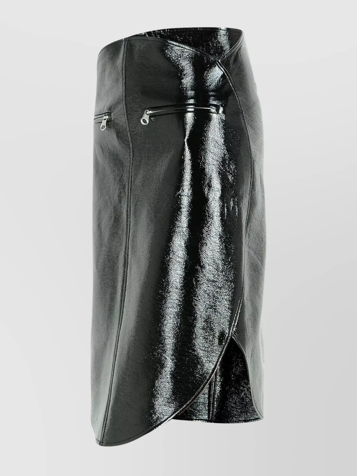 Courrèges Skirt Cotton Blend Asymmetric Hem