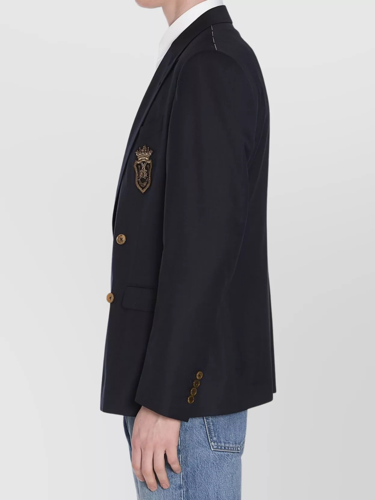 Dolce&Gabbana Double-Breasted Jacket And Patch