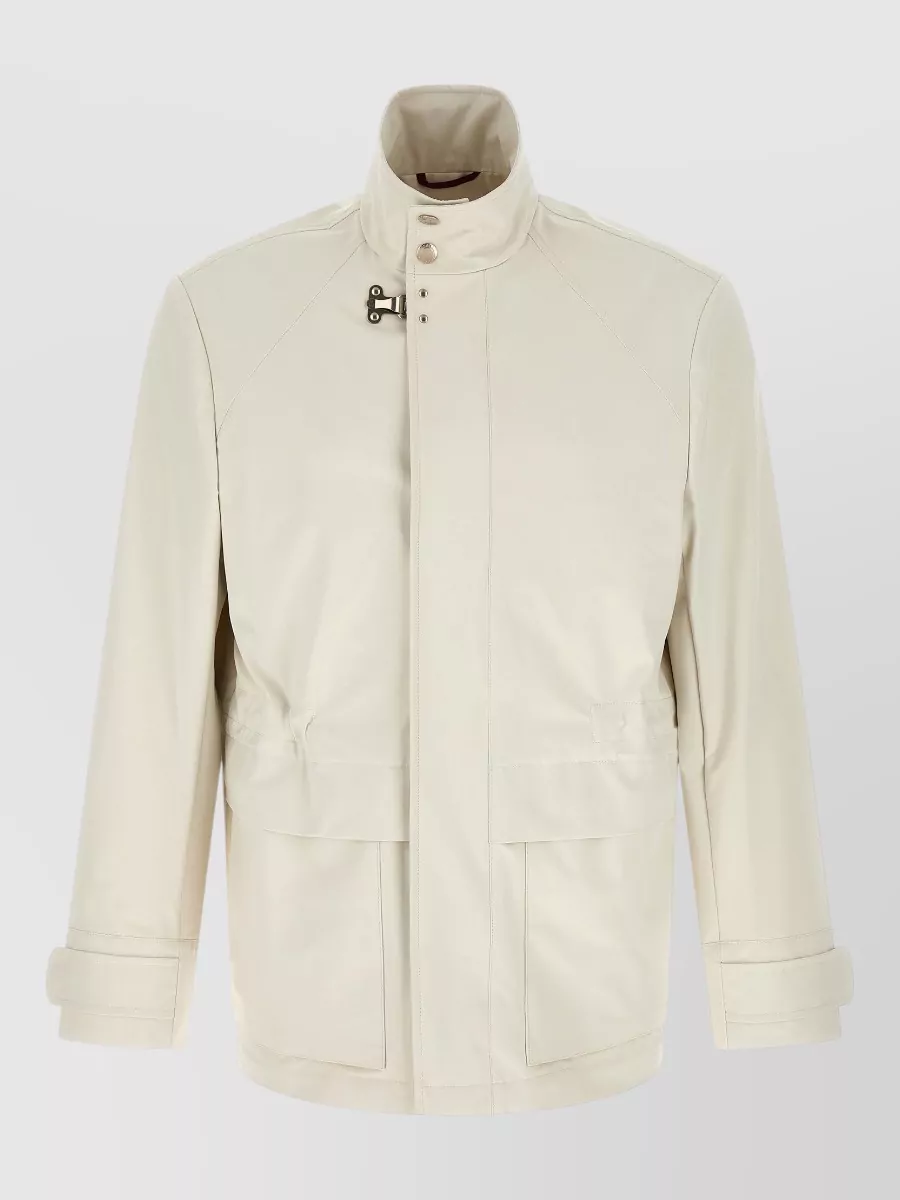 Brunello Cucinelli Waterproof high-neck lightweight jacket