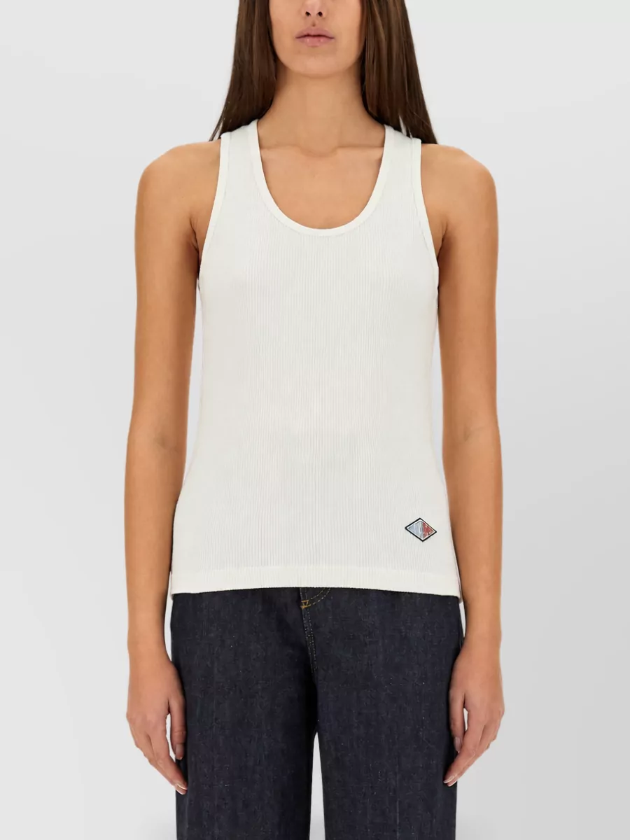 Bottega Veneta Ribbed Jersey Top