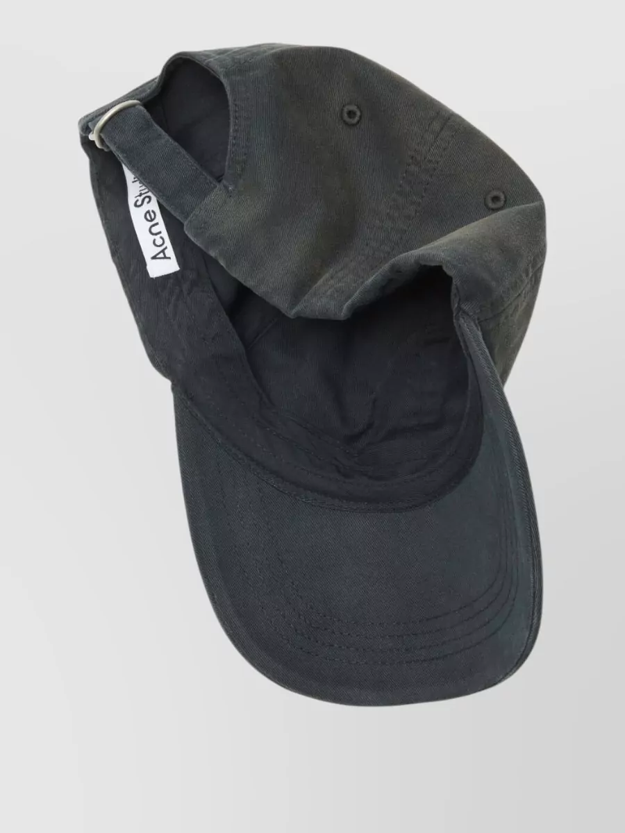 Acne Studios Logo Baseball Cap Curved Brim Vents