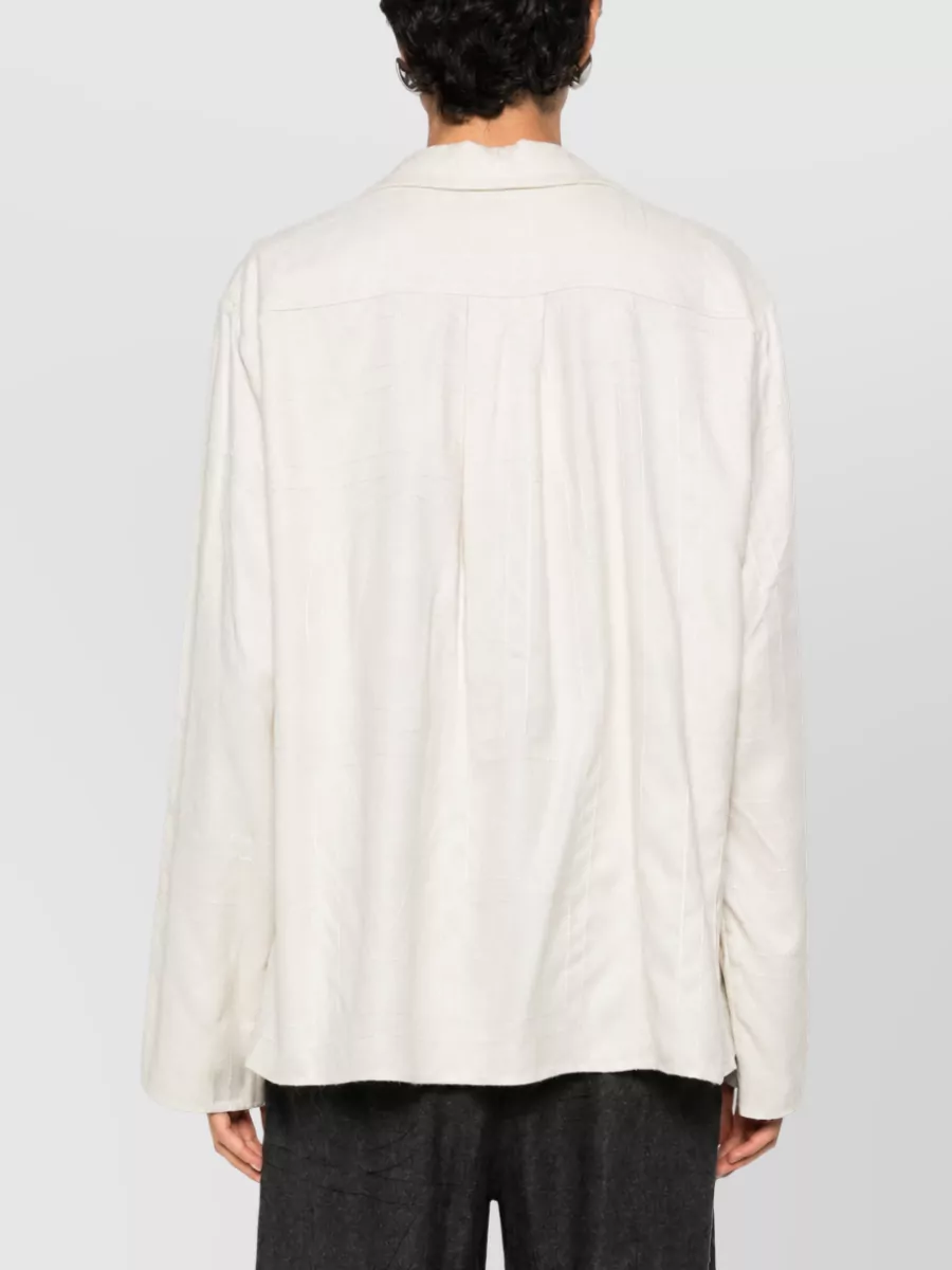 Totême Printed Long-Sleeve Pajama Shirt
