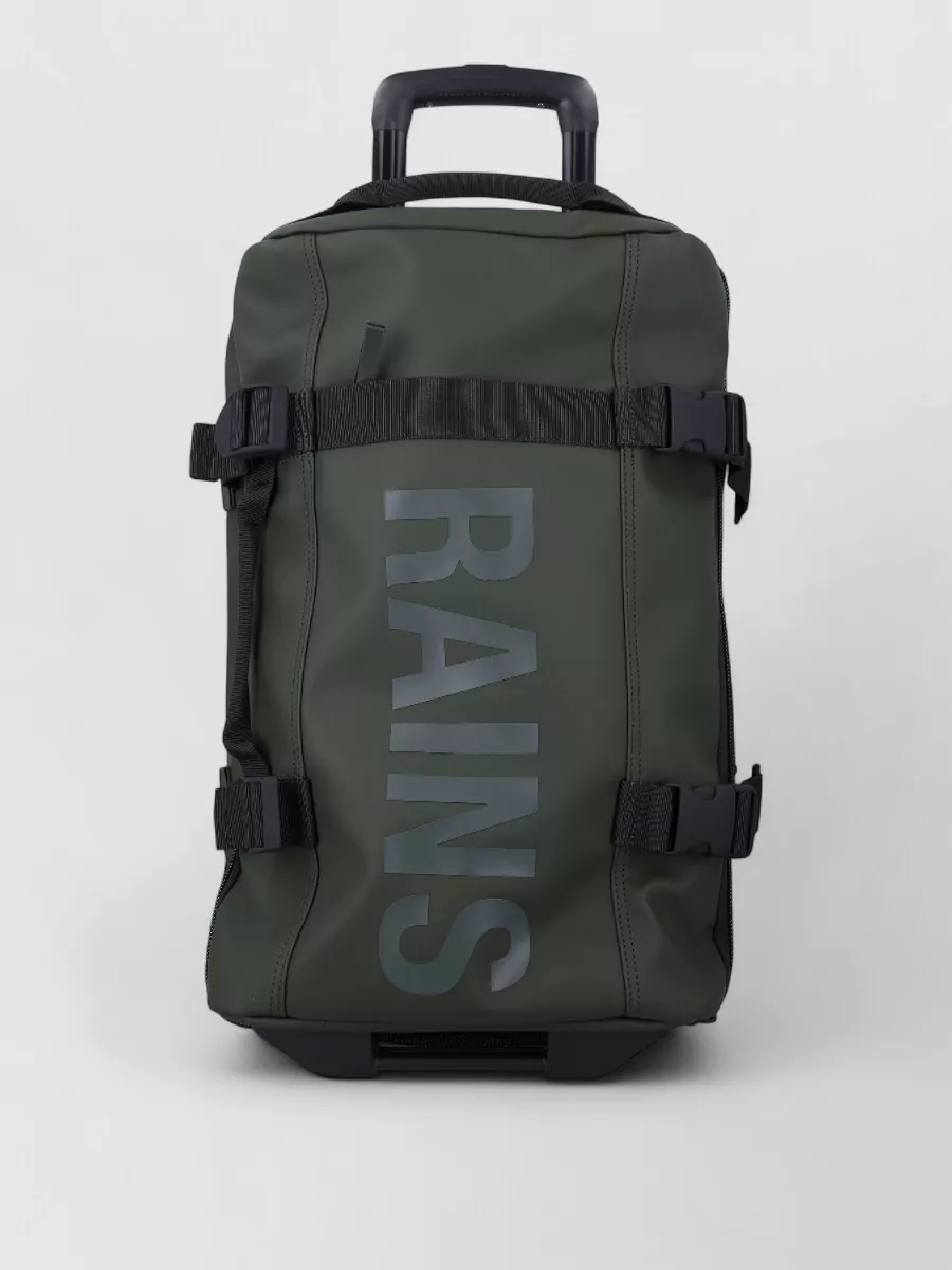 Rains Texel Cabin Trolley Bag Silent Wheels In Yellow