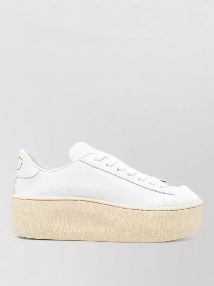 Valentino Garavani Lace Up Shoes Platform Sole Low Top