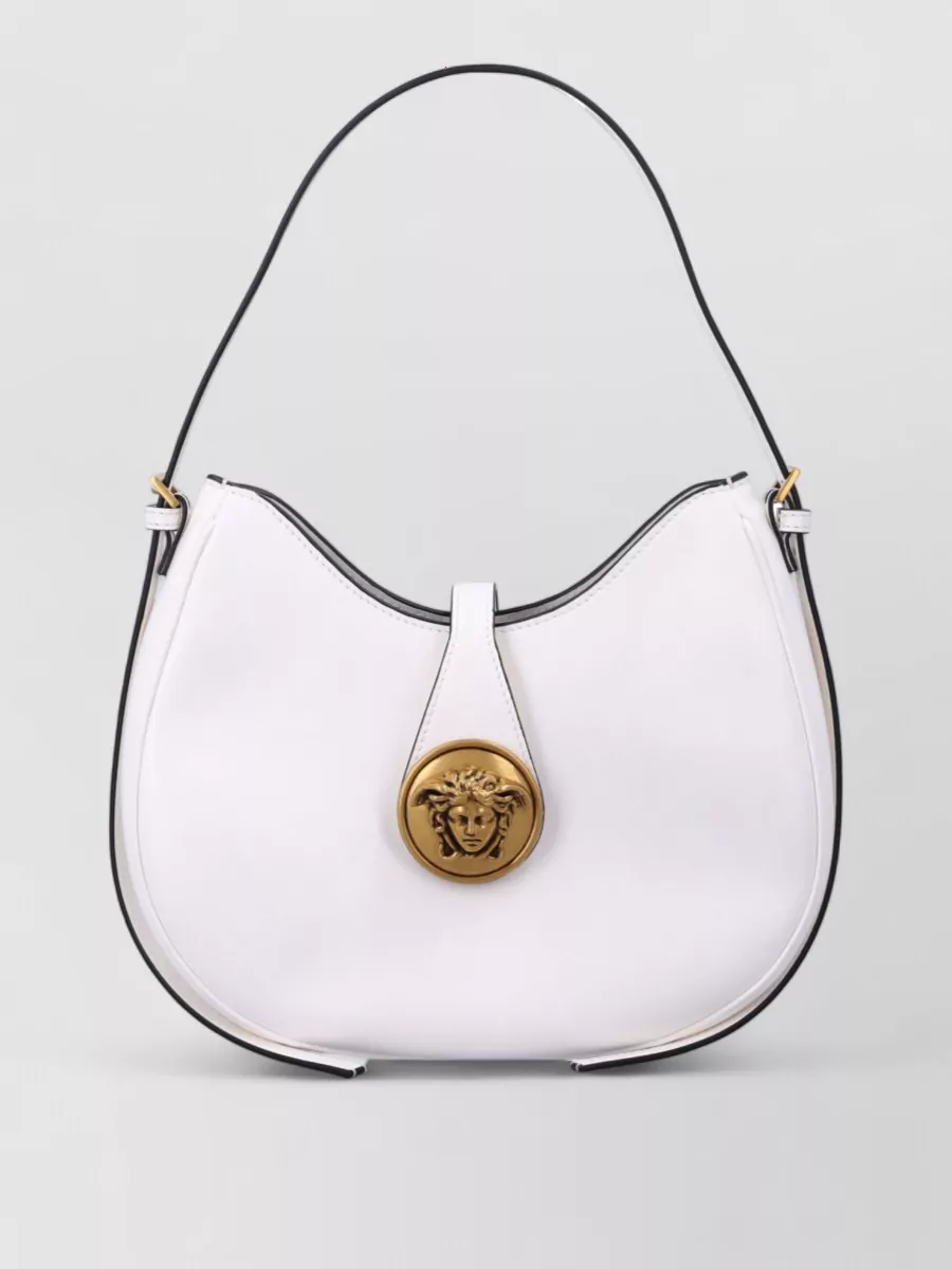 Versace small hobo leather shoulder bag