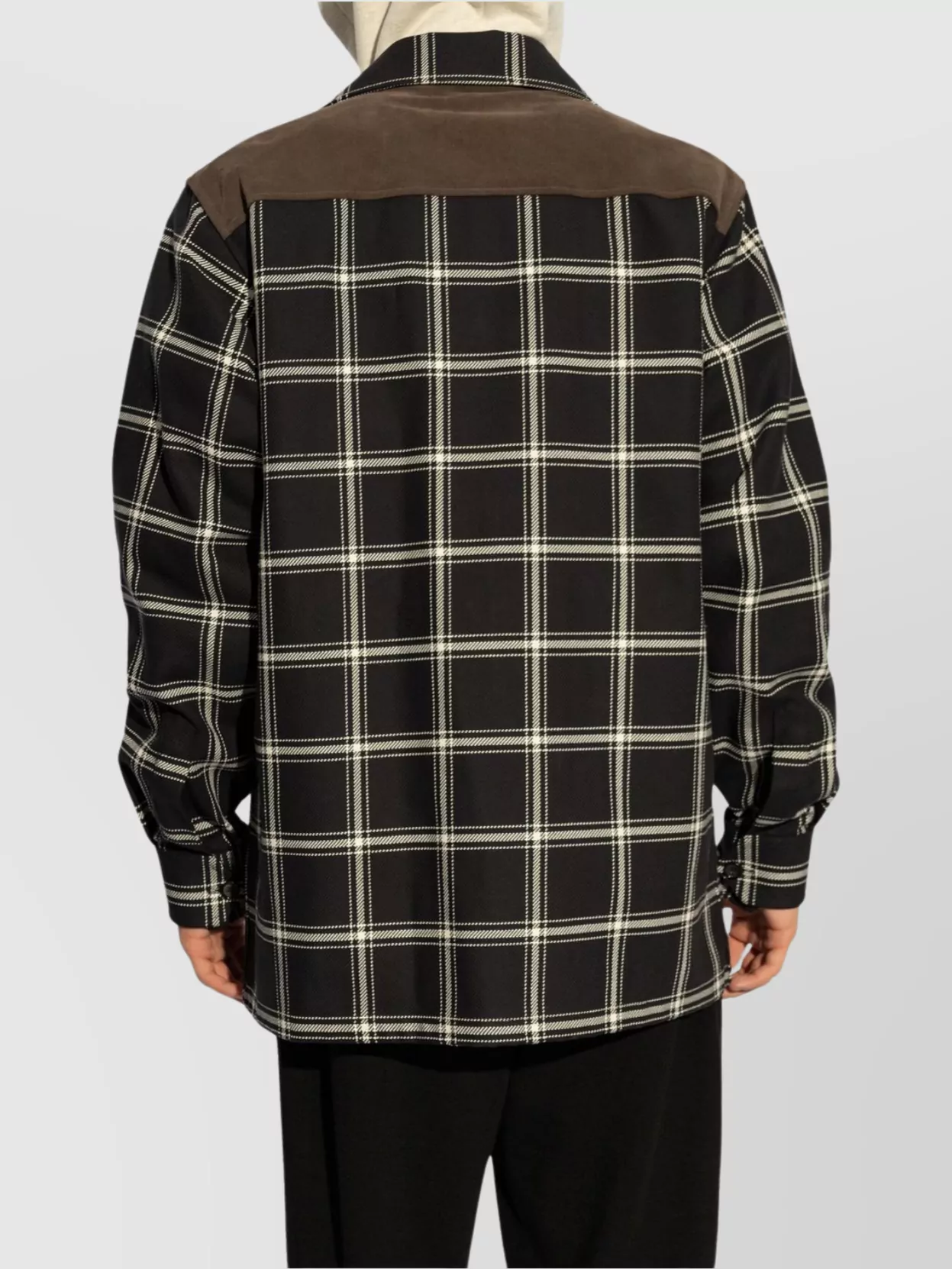 Alexander Mcqueen Checked Pattern Overshirt With Chest Pockets