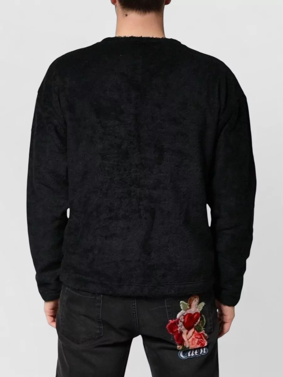 Dolce&Gabbana Cotton V-Neck Sweatshirt