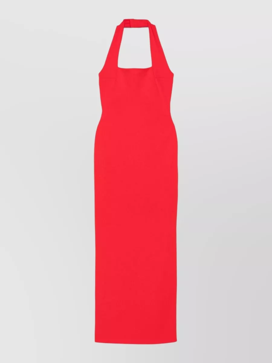 Solace London halterneck sleeveless maxi dress