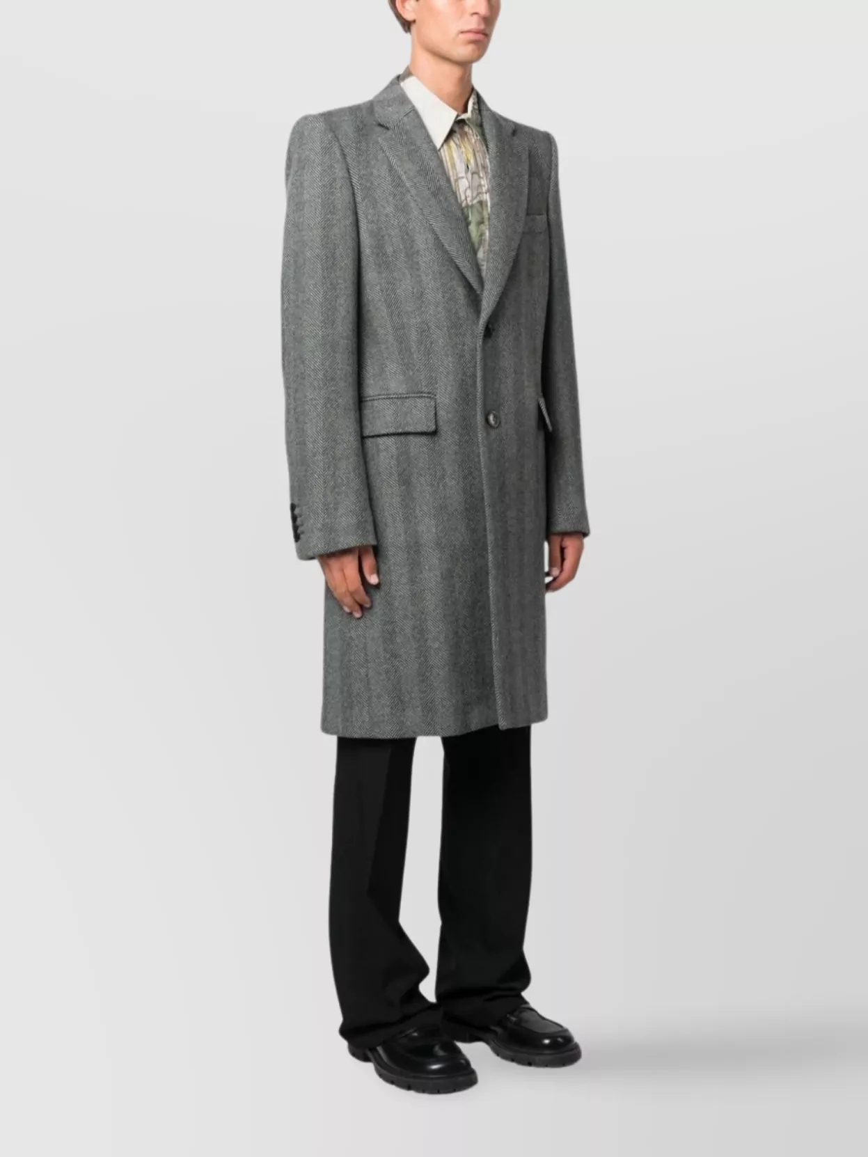 Dries Van Noten 7067 Richards Coat Notch Lapels