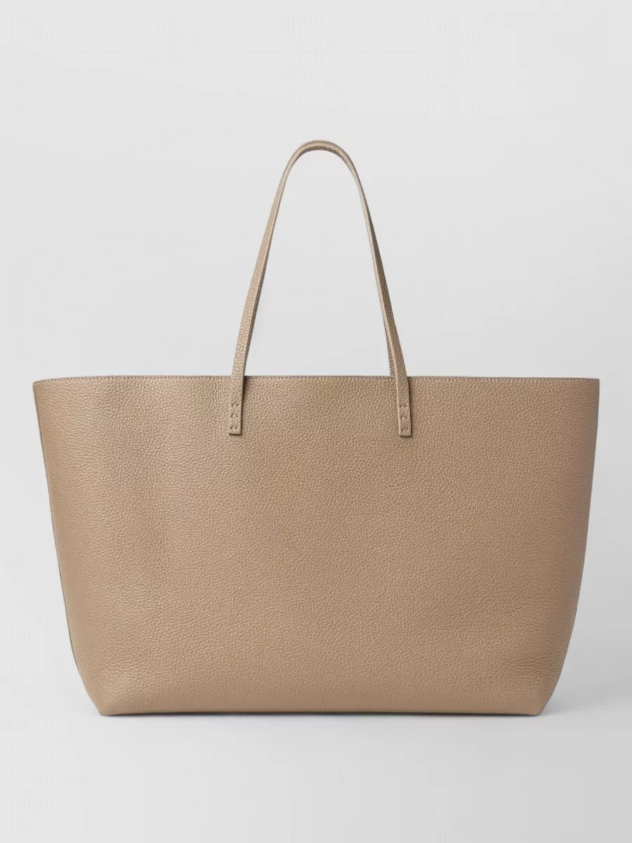Fendi medium calf leather tote bag