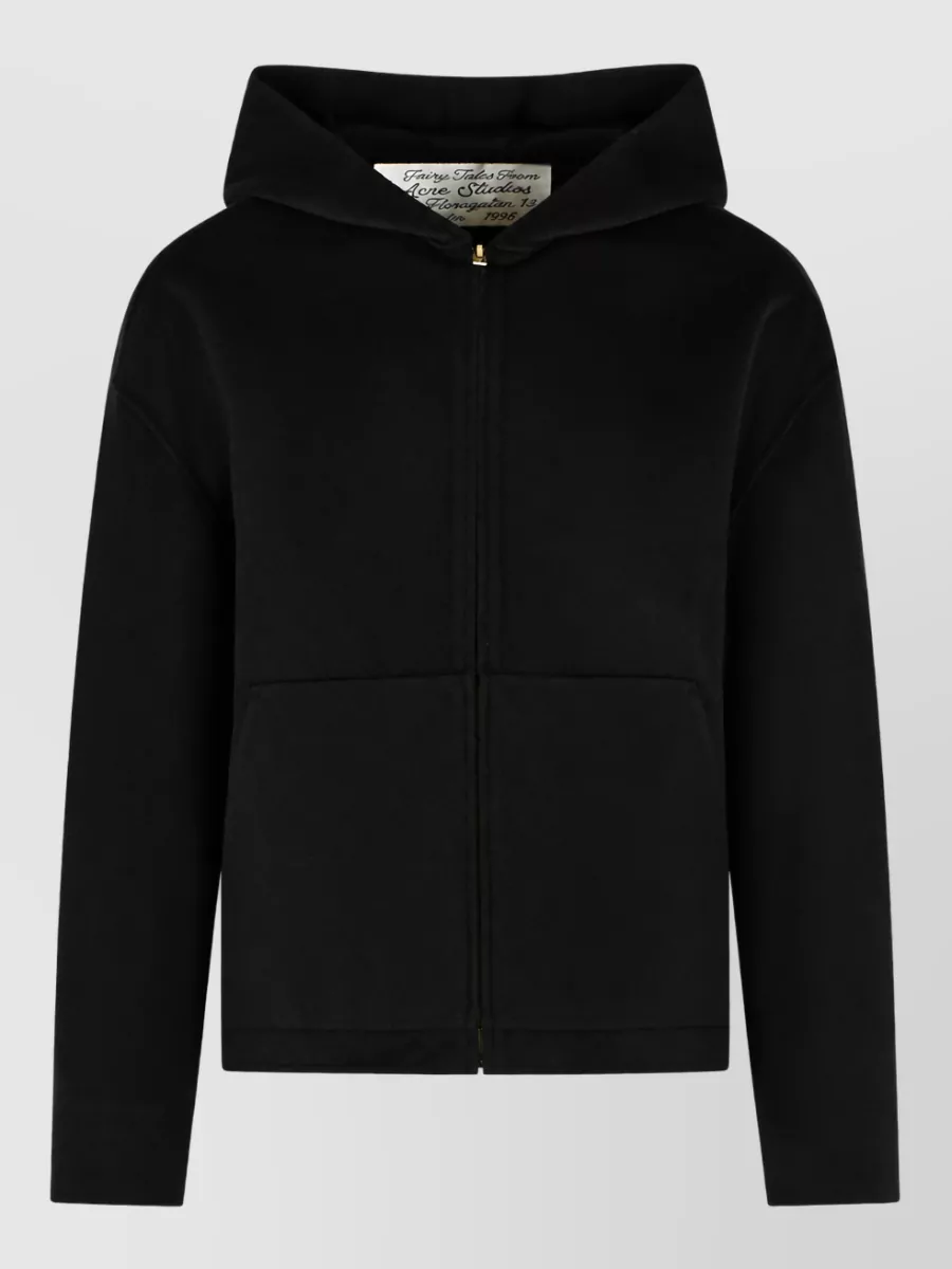 Acne Studios cashmere blend hooded jacket