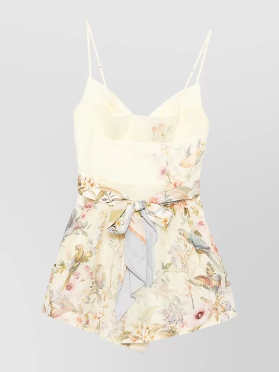 Zimmermann Linen Silk Knee-Length Shorts