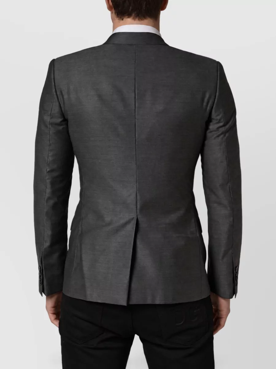 Dolce&Gabbana Wool Silk Slim Fit Single Breasted Suit