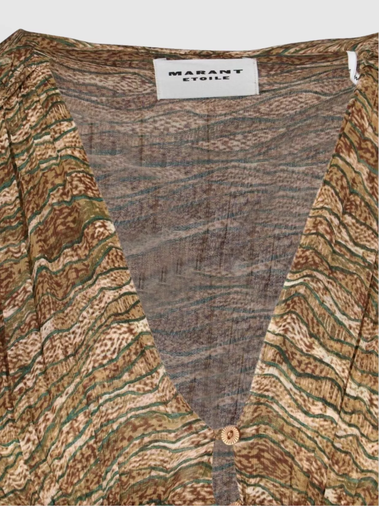 Shop Isabel Marant Étoile Knee Length Dress V-neckline