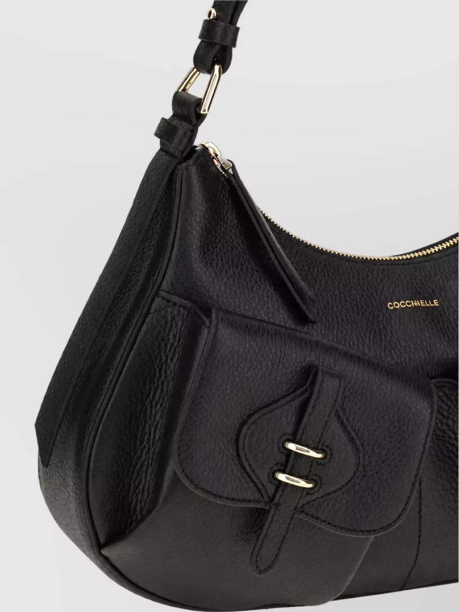 Coccinelle Calf Leather Small Shoulder Bag