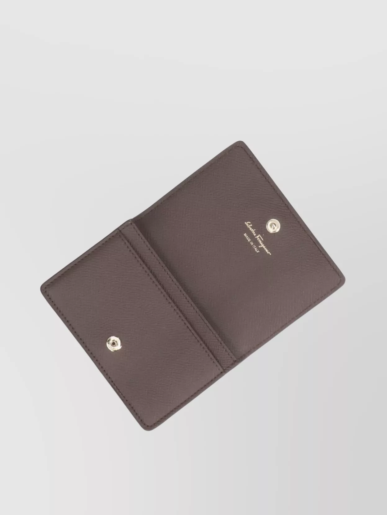 Ferragamo Logo Snap Slots Card Holder