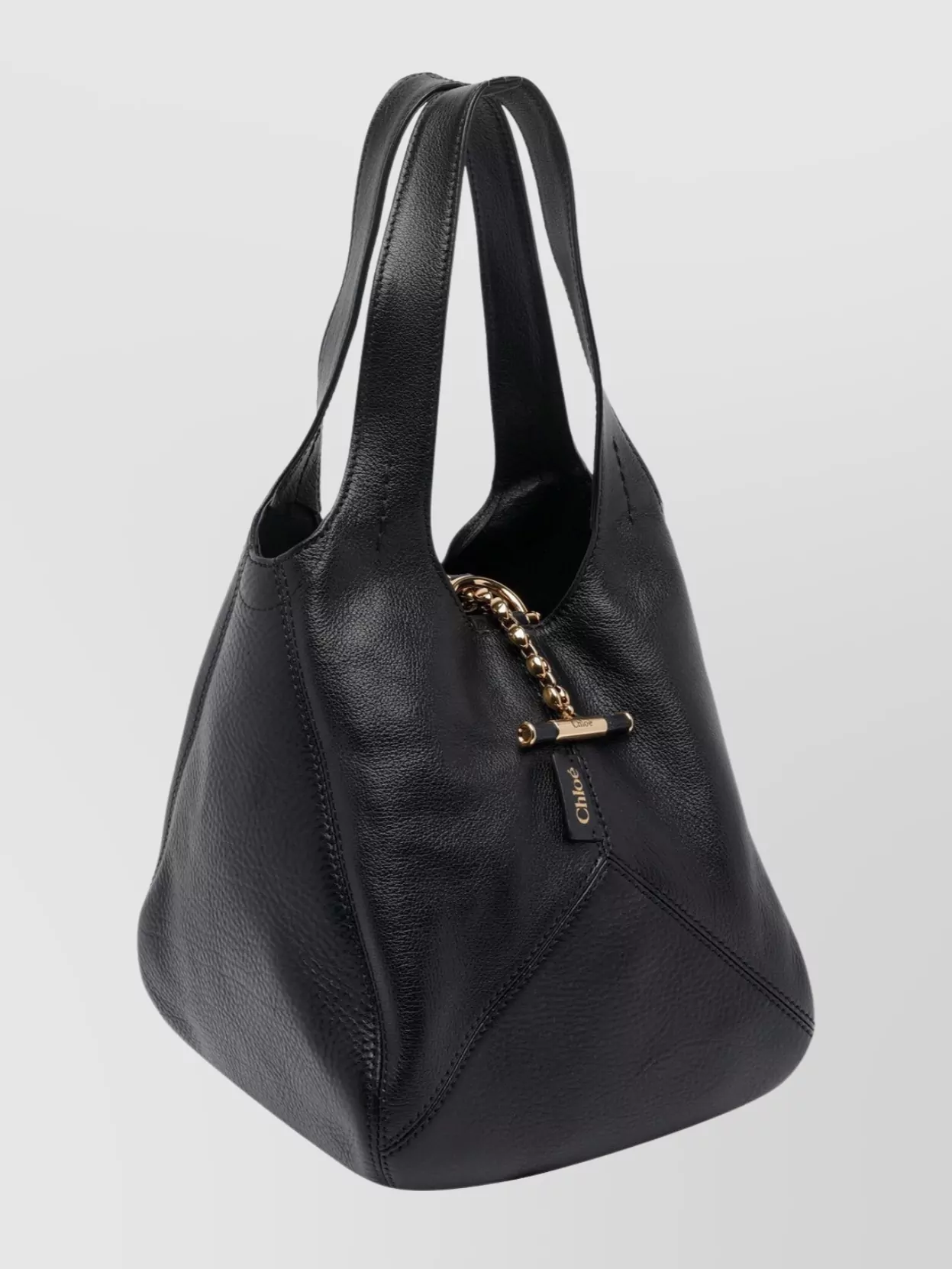 Chloé Balloon Shoulder Tote Chain Detail
