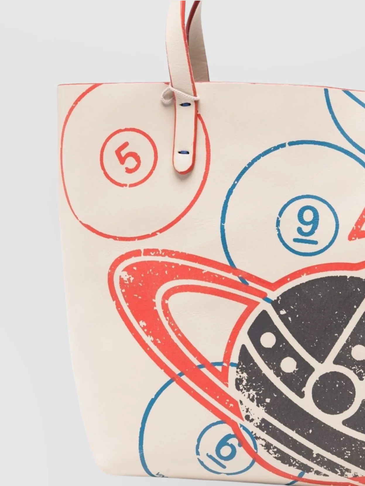 Vivienne Westwood Rectangular Tote Bag Graphic Print