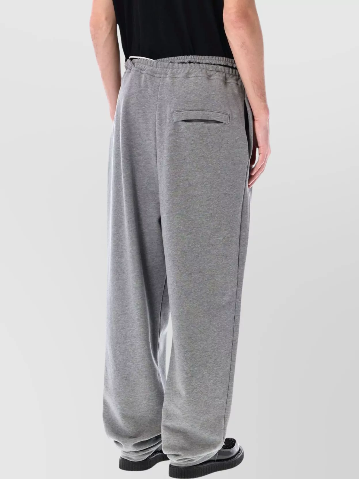 Magliano Pleat Detailing Track Pants In Gray