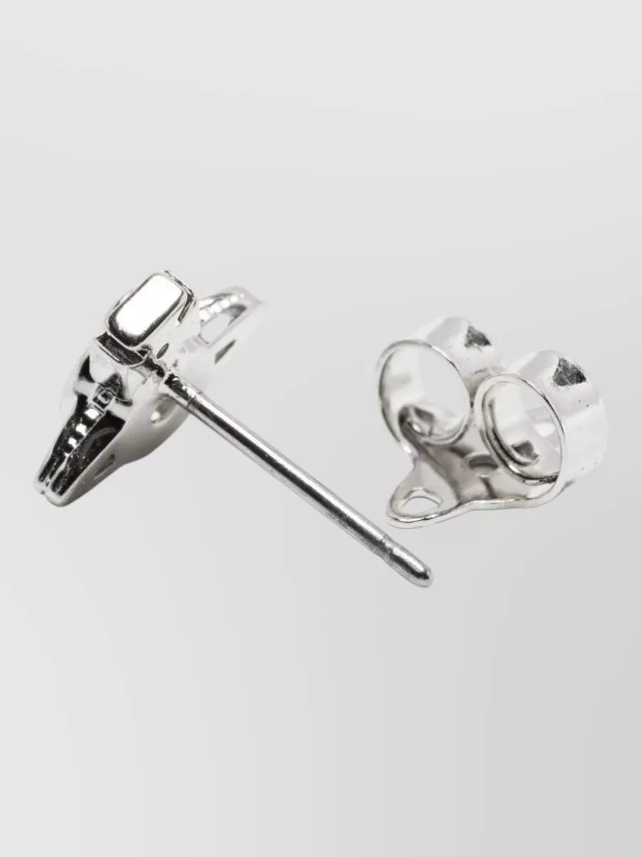 Vivienne Westwood Stud Earrings Crystal Embellishment Pierced Ears