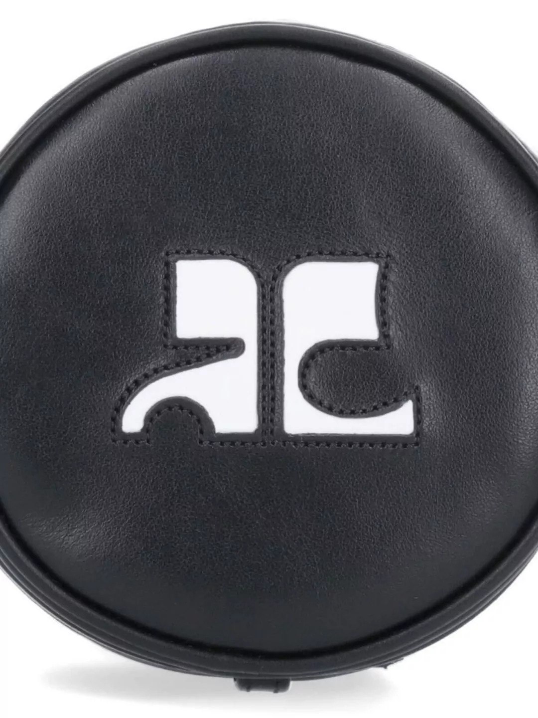 Courrèges Round Shape Cross-Body Bag With Adjustable Strap