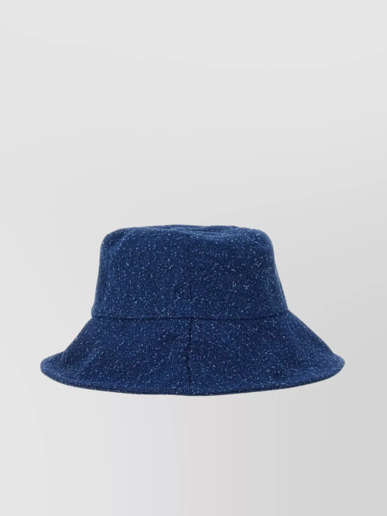 Msgm Textured Fabric Logo Brim Hat