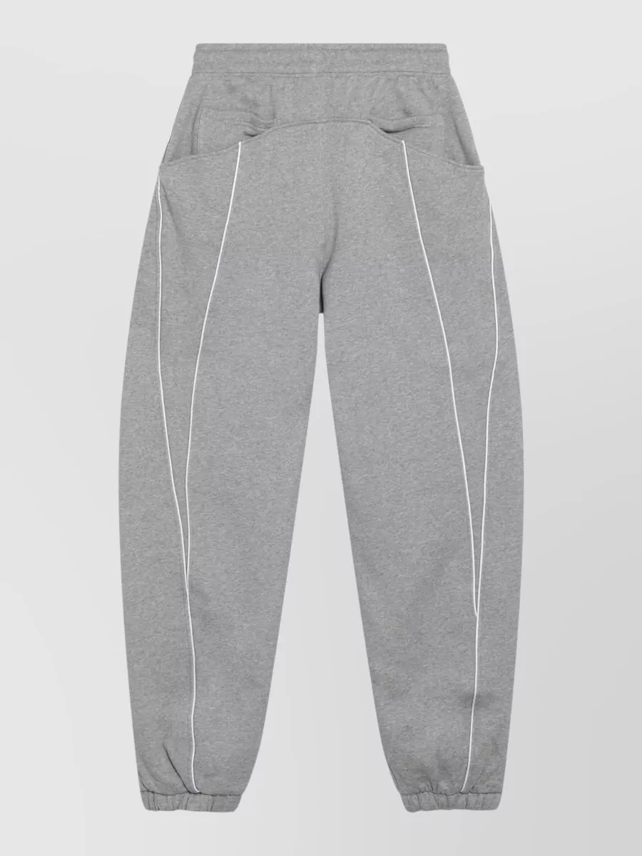 The Attico Cotton Logo Print Straight-Leg Joggers