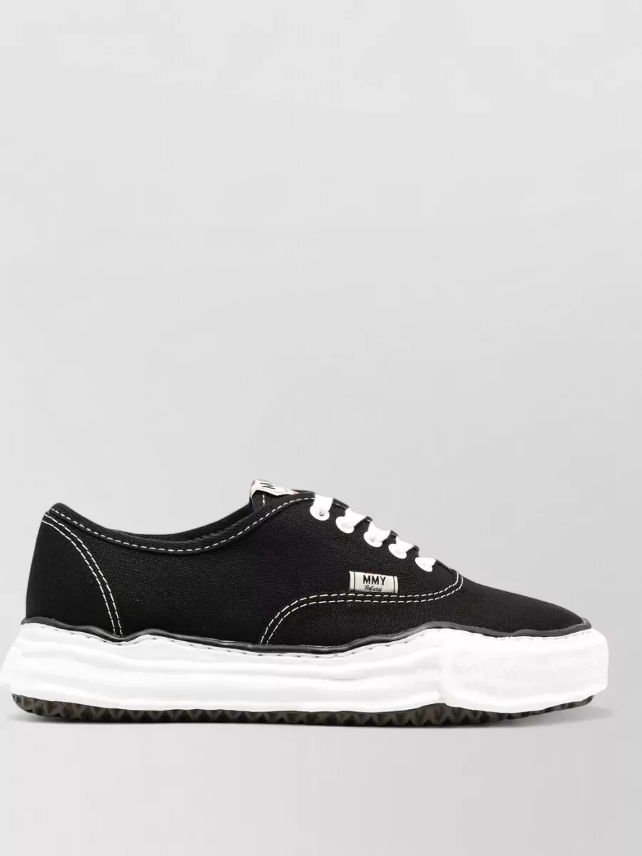 Maison Mihara Yasuhiro Cotton Low-Top Sneakers